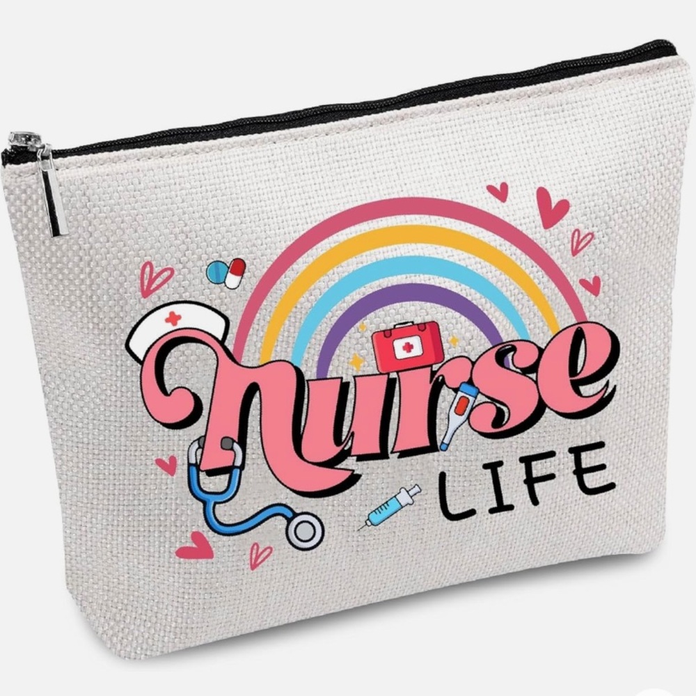 *5/$5* NWT No Label Nurse Life Makeup Accessory Bag